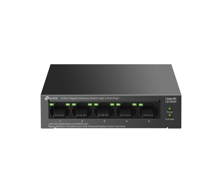 TP-LINK 5-Port Swtch 4-Port PoE+
