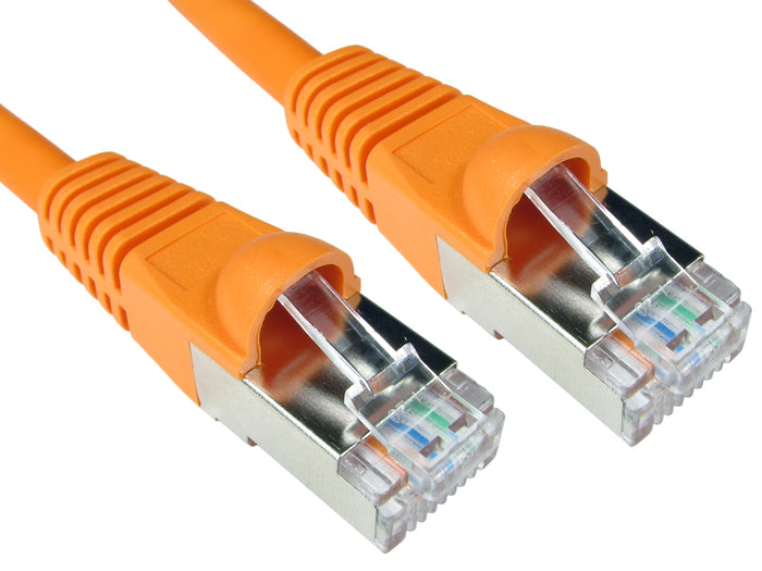 CDL 15m Cat6A Patch Cable - Orange