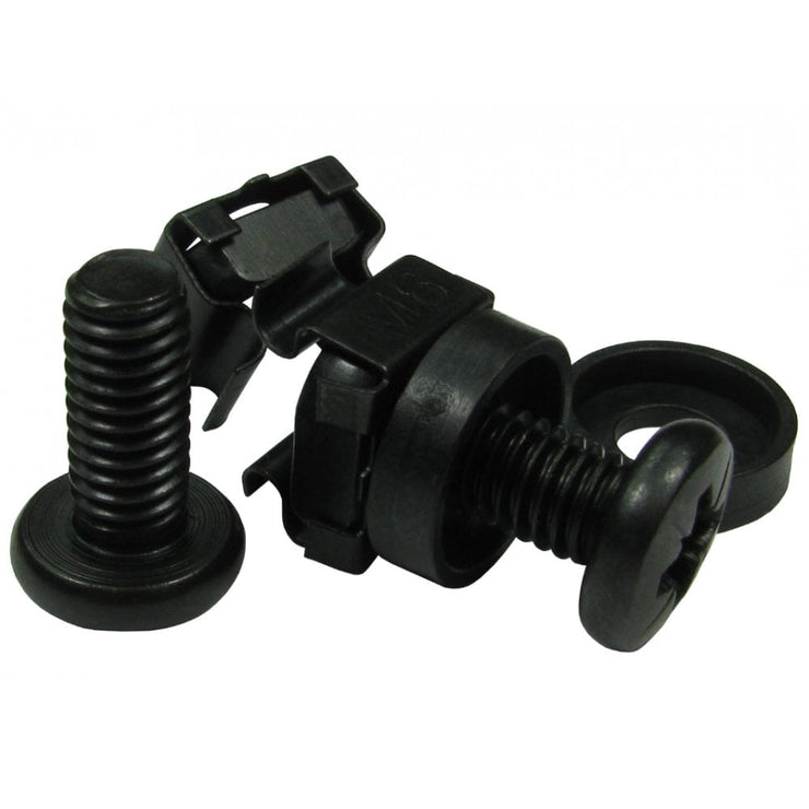 CDL Pack of 20 M6 Cage Nuts Black