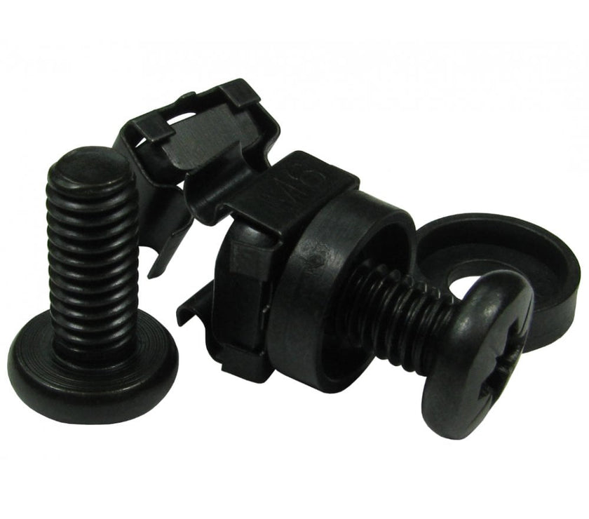 CDL Pack of 50 M6 Cage Nuts Black