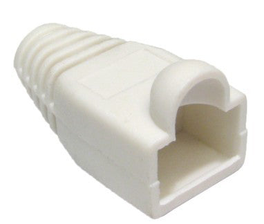 CDL White RJ45 Snagless Boot