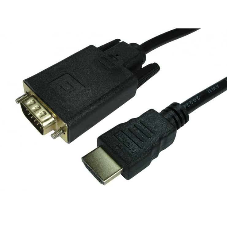 CDL 1.8m HDMI (M) to VGA (M) Cable