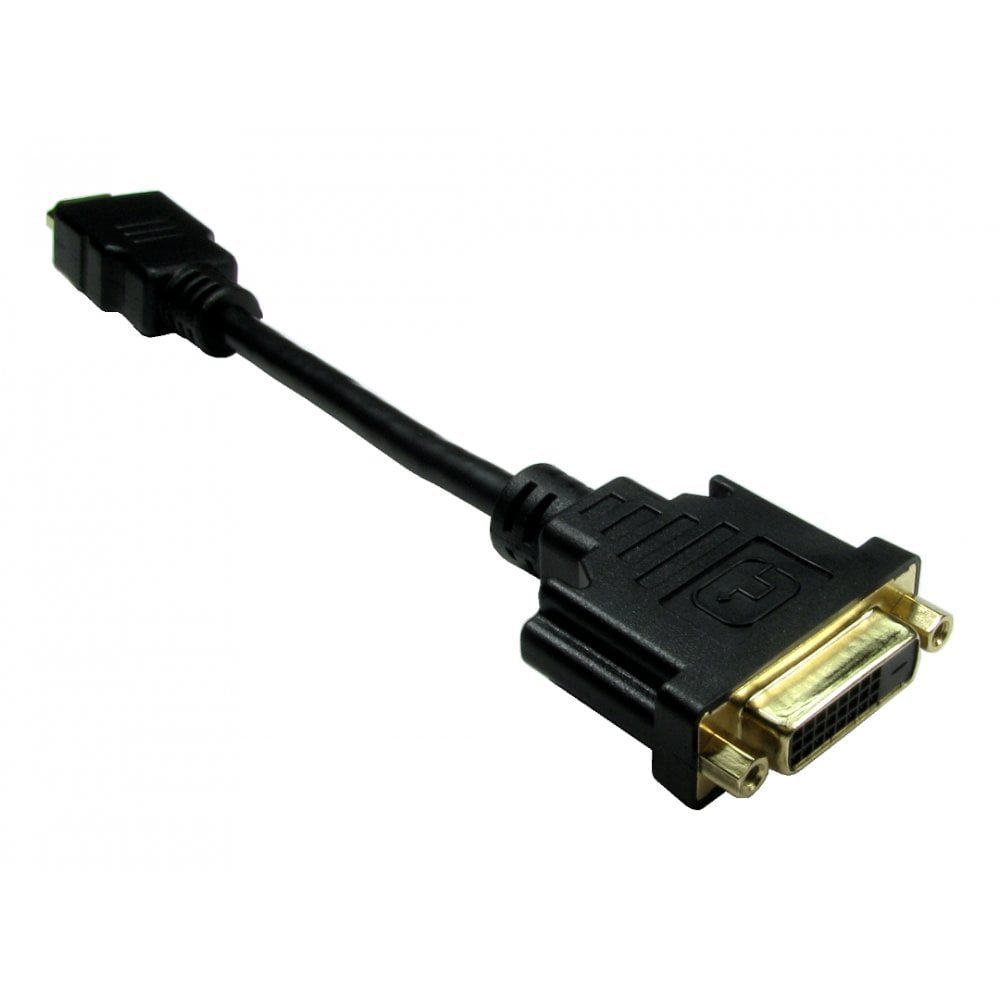 CDL Leaded HDMI (M) to DVI-D (F)