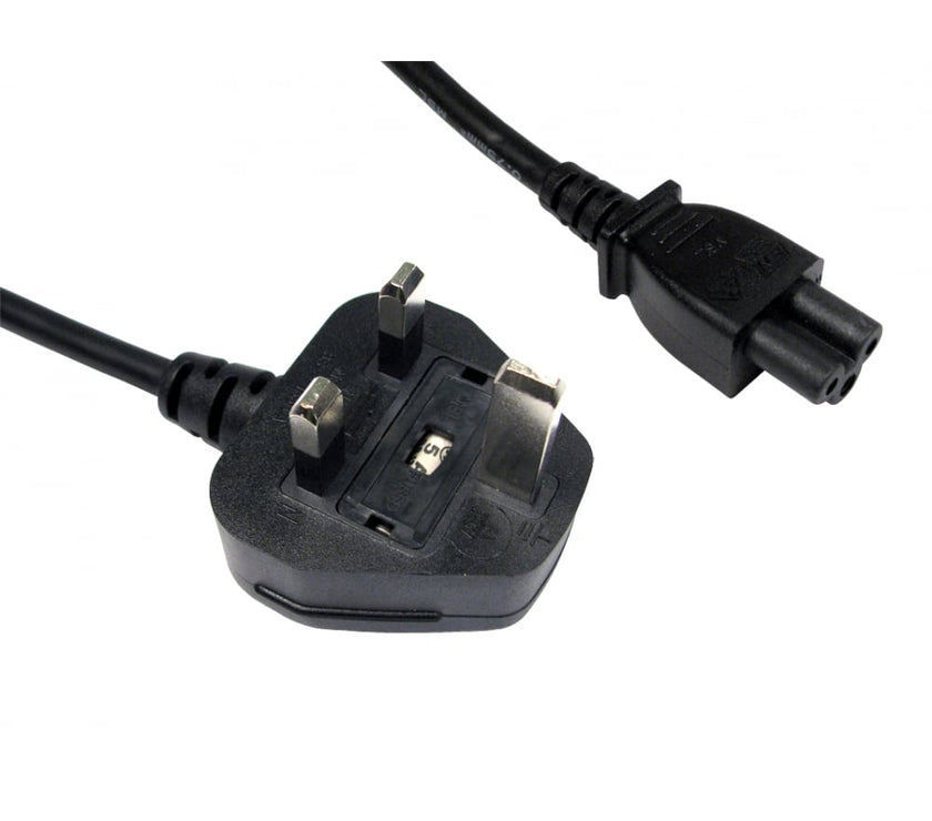 CDL 1.8m UK Plug to C5 - Black