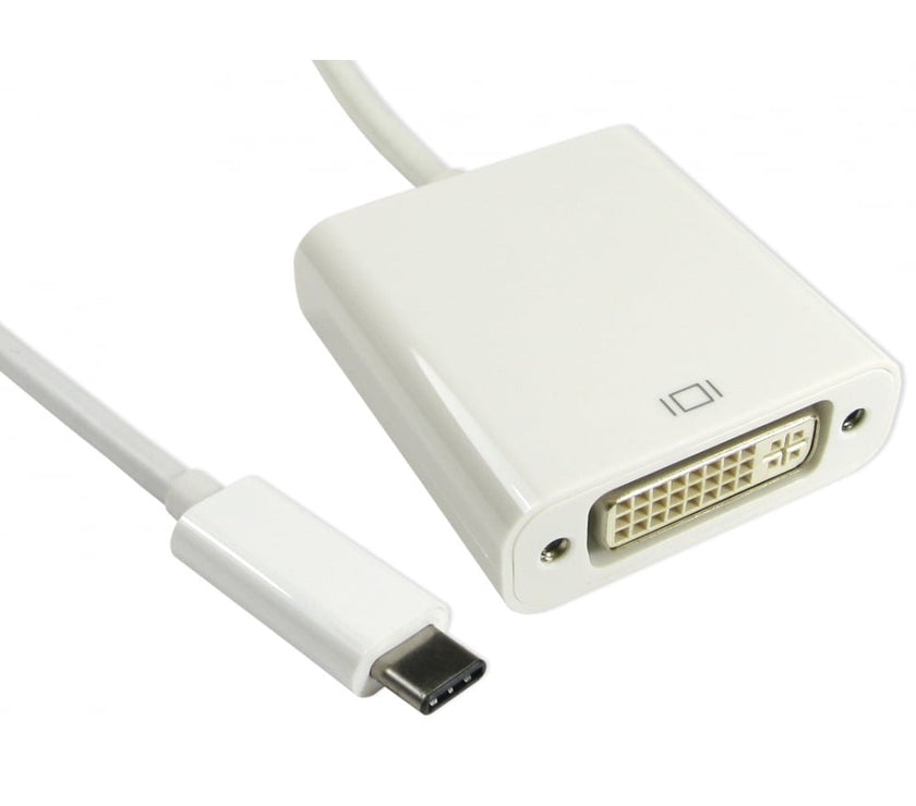 CDL 15CM USB TYPE C M - DVI F ADAP