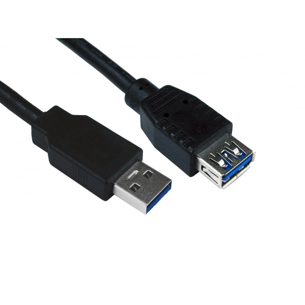 CDL 2m USB 3.0 A M-F Black