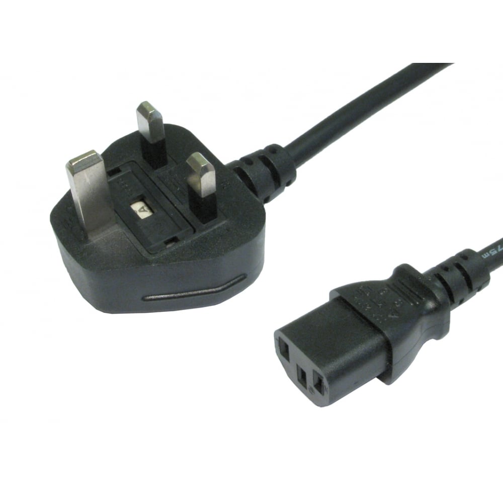 CDL 1.8m UK Plug to C13 Mains