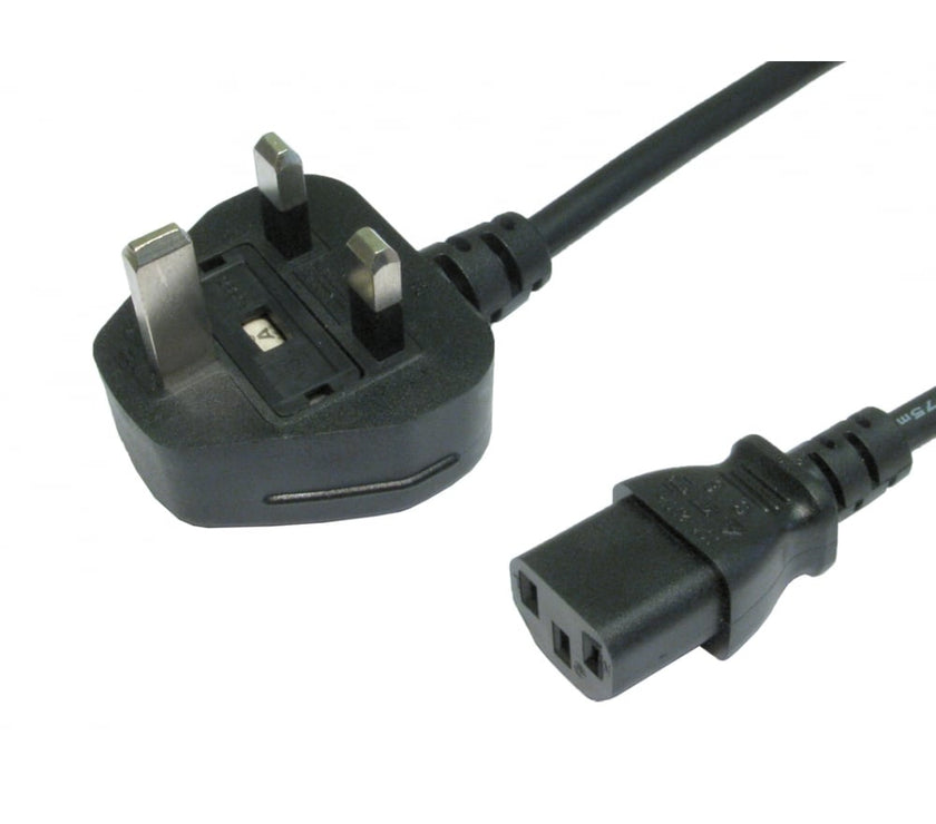 CDL 1.8m UK Plug to C13 Mains