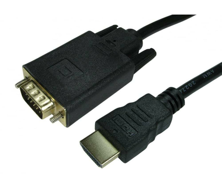 CDL 1m HDMI (M) to VGA (M) Cable