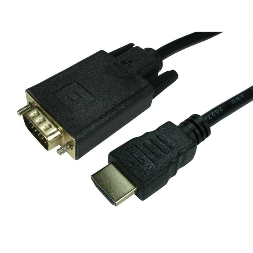 CDL 1m HDMI (M) to VGA (M) Cable