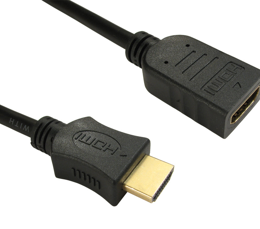 CDL 0.5m High Speed HDMI M - F BLK