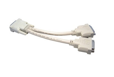 CDL 1.8m DVI-D M to 2x F Splitter