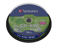 Verbatim CD-RW 12x 10pk Spindle