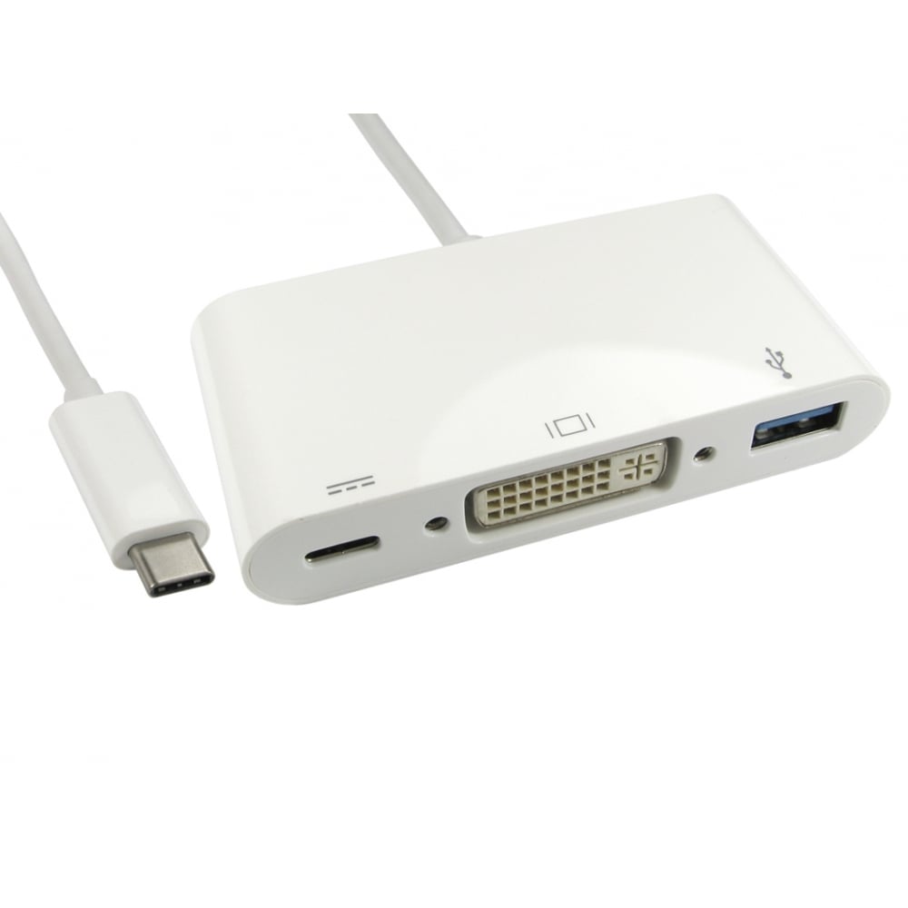 CDL 15CM USB TYPE C-DVI&amp;USB&amp;PD