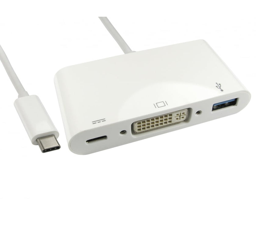 CDL 15CM USB TYPE C-DVI&amp;USB&amp;PD