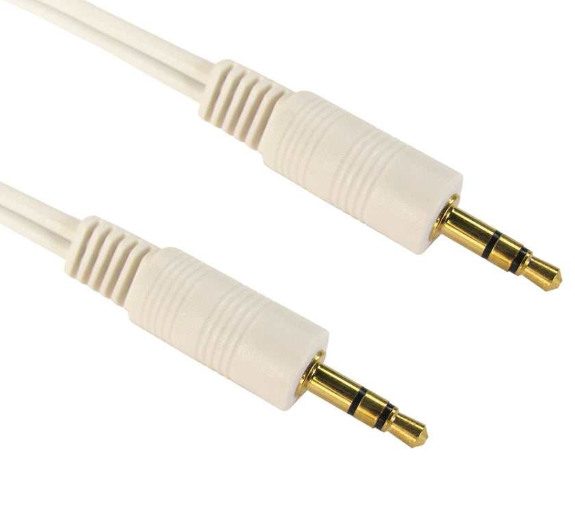 CDL 10m 3.5mm Stereo Cable - White