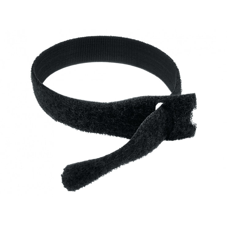 CDL 200mmx12mm Velc Ties Blk 25pk