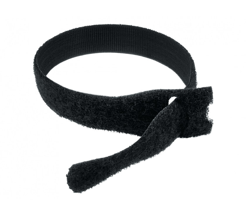 CDL 200mmx12mm Velc Ties Blk 25pk
