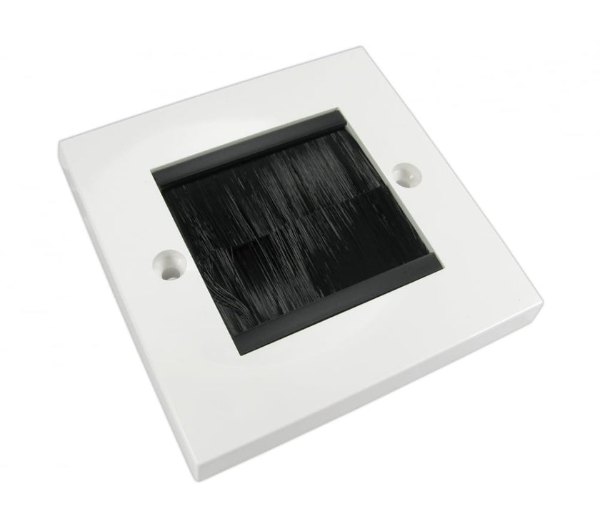 CDL Single Gang Black Brush Plate