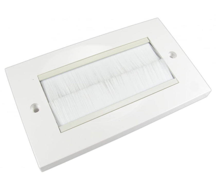 CDL Dual Gang White Brush Plate