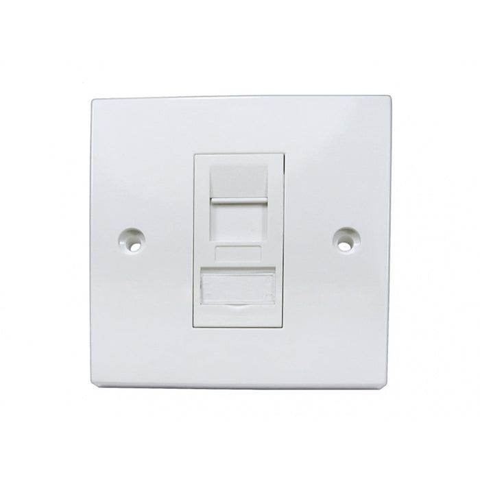 CDL 1 Port Cat6a Faceplate