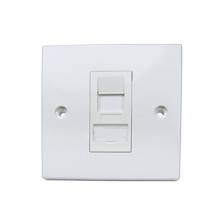 CDL 1 Port Cat6a Faceplate