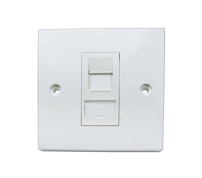 CDL 1 Port Cat6a Faceplate