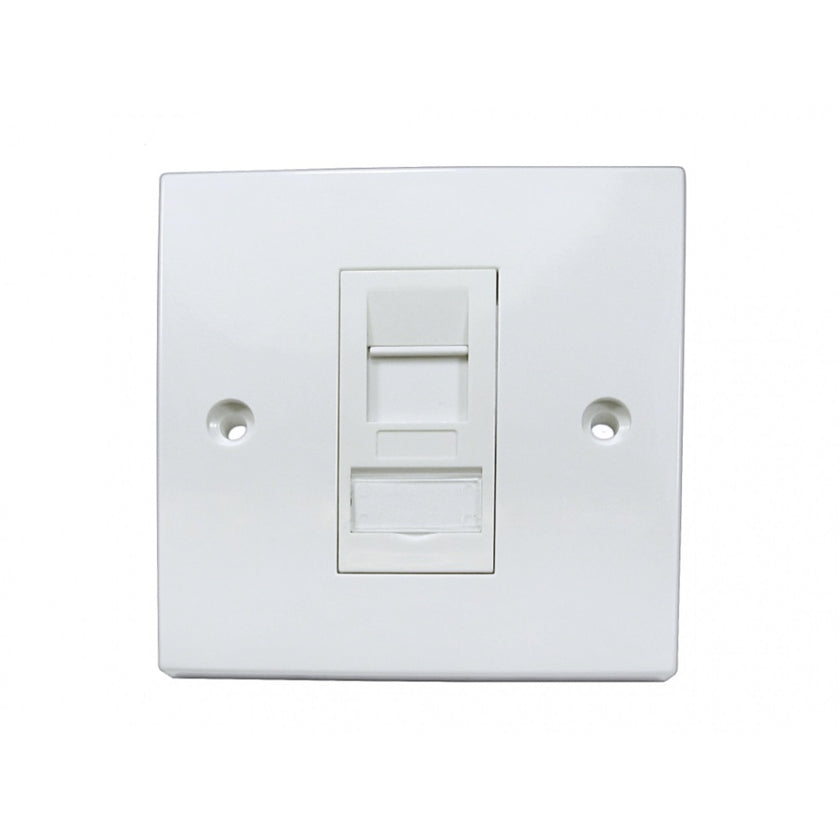 CDL 1 Port Cat6a Faceplate