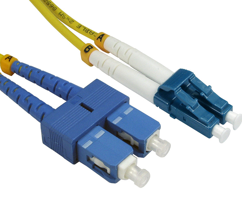 CDL 2MTR LC-SC SM 9/125 - YELLOW