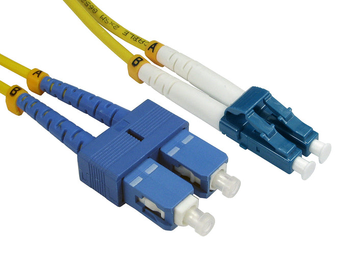 CDL 10MTR LC-SC SM 9/125 - YELLOW