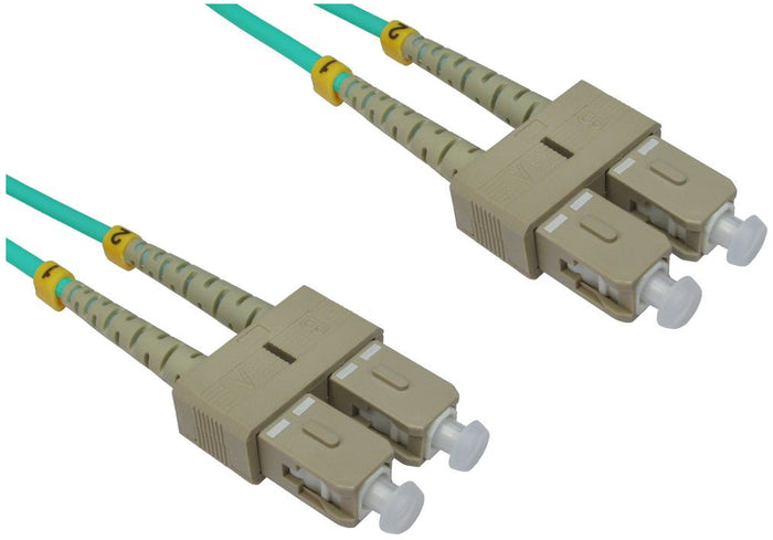 CDL 2MTR SC-SC 50/125OM3 AQUA