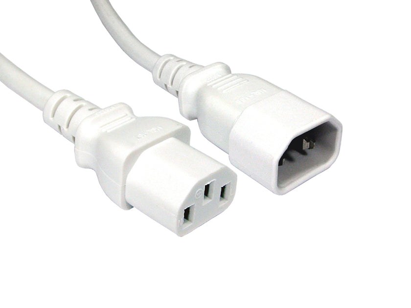 CDL 1m C14 to C13  Extension White