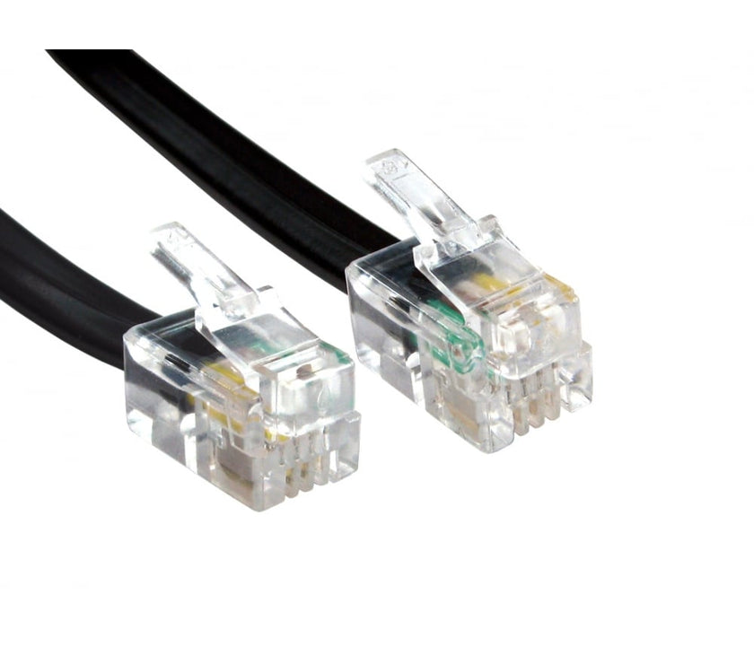 CDL 2m Coiled Handset Cord - Black