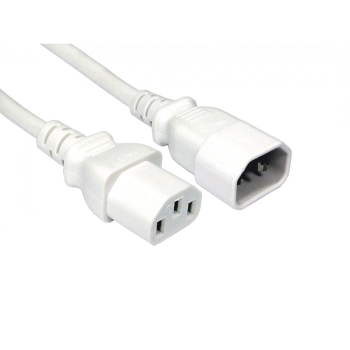 CDL 3m C14 to C13 Extension White