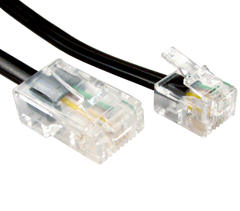 CDL 20m RJ11 to RJ45 Cable - Black