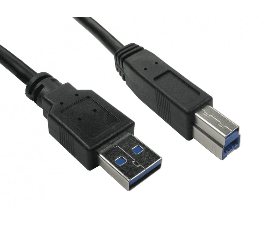 CDL 1mtr USB 3.0 A M - B M Black