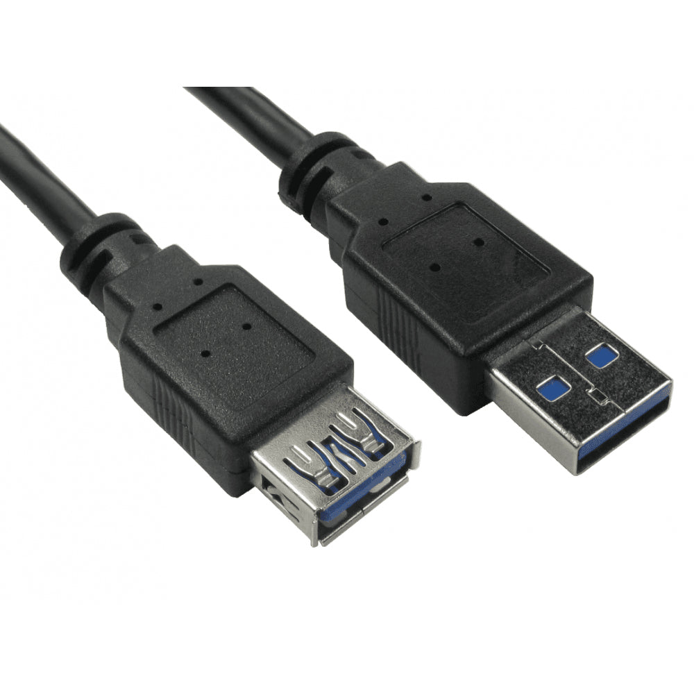 CDL 5mtr USB 3.0 A M - A F Black