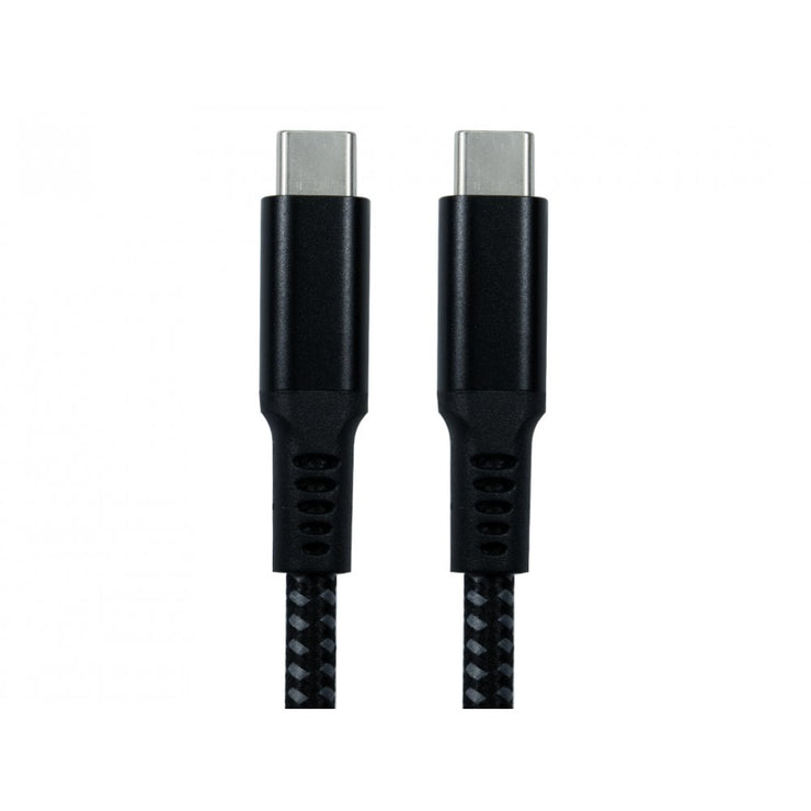 CDL 1m Black USB Type C M-M Braid