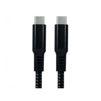 CDL 1m Black USB Type C M-M Braid