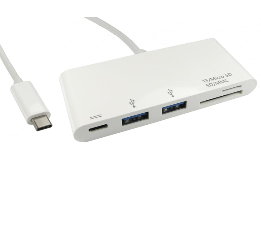 CDL USB Type C to 2 Port USB Hub