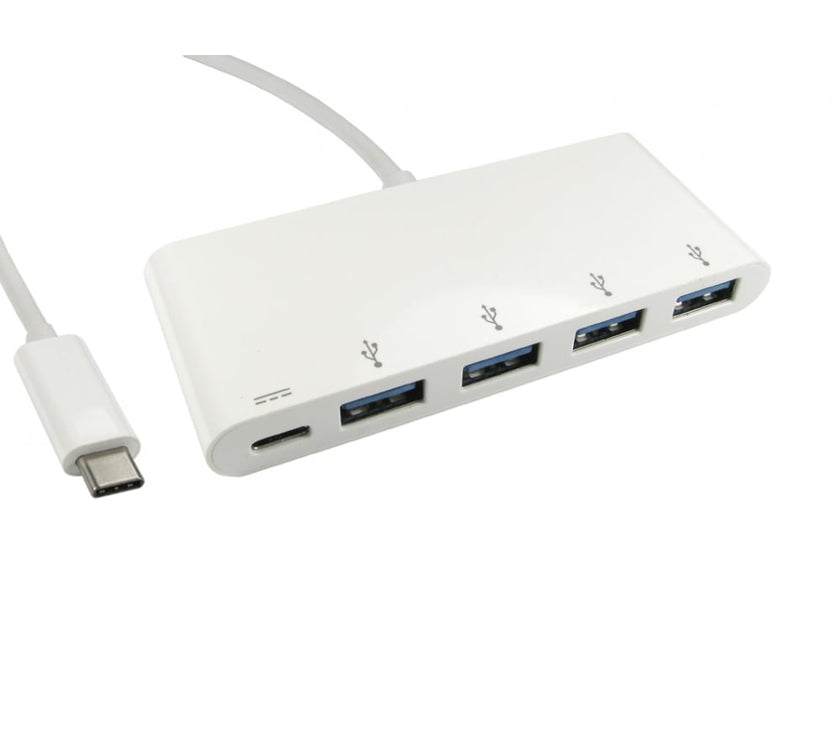 CDL USB TYPE C-4 PORT HUB+PD