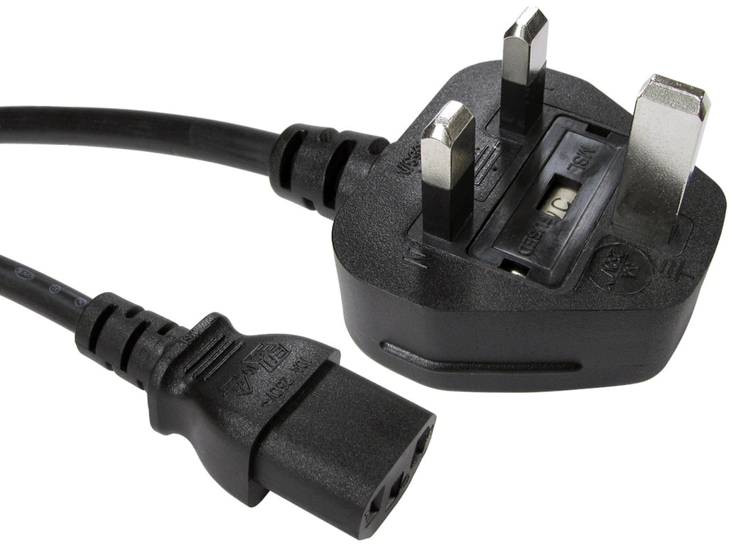 CDL 0.5m UK Plug to C13 Mains