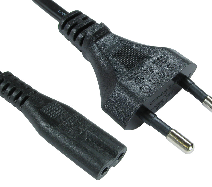 CDL 3m Euro Plug to C7 Mains Lead