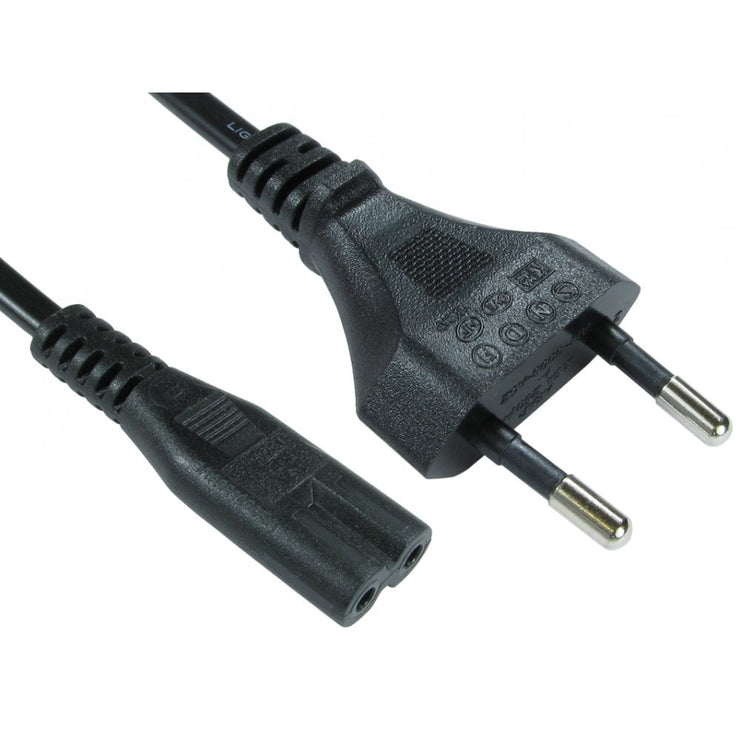 CDL 2m Euro Plug to C7 Mains LeadB