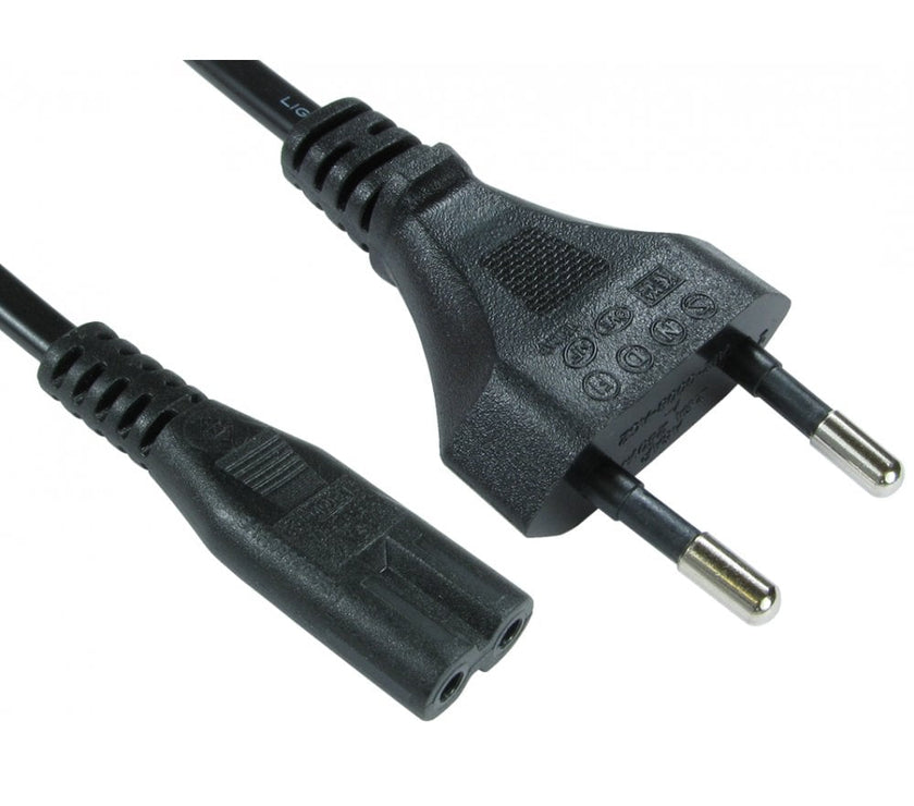 CDL 2m Euro Plug to C7 Mains LeadB