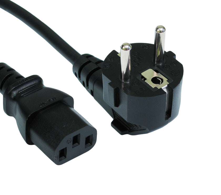 CDL 3m Euro Plug to C13 Mains Lead
