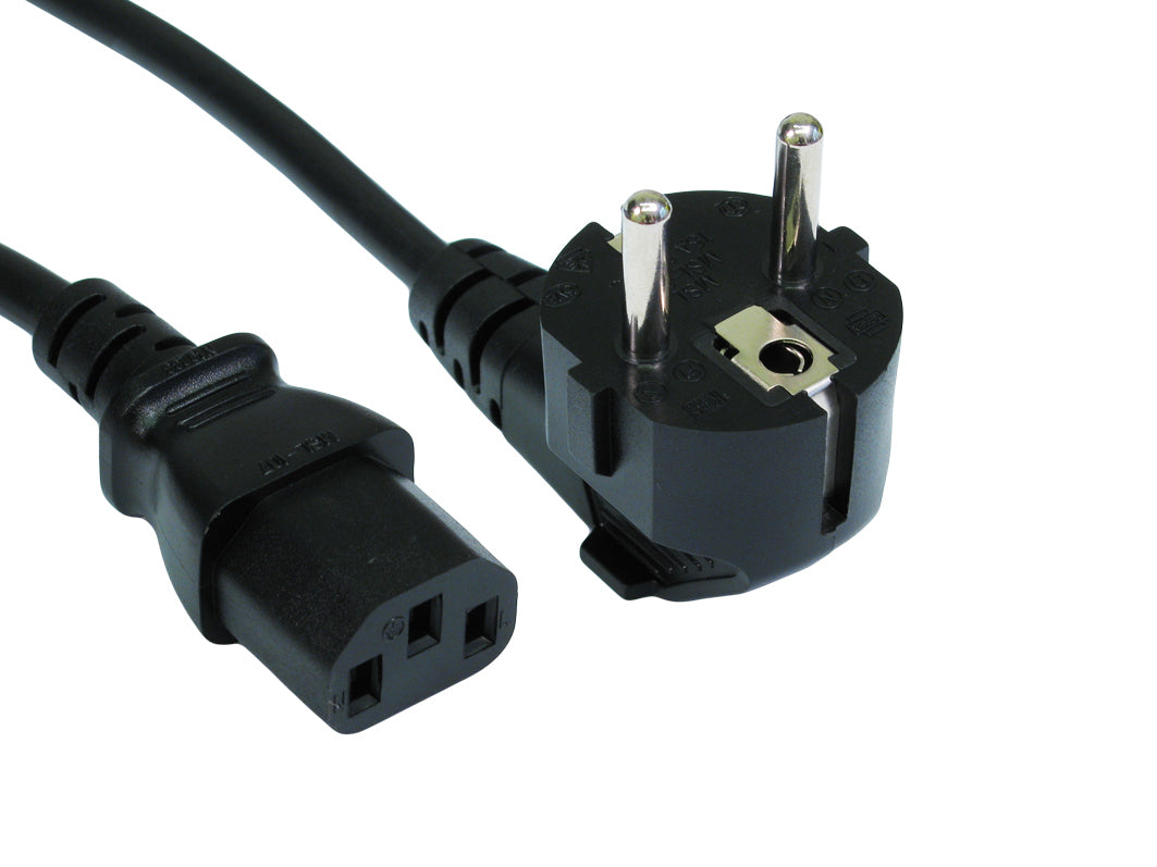 CDL 3m Euro Plug to C13 Mains Lead