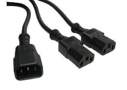 CDL 1.8m C14 to 2x C13 plitter