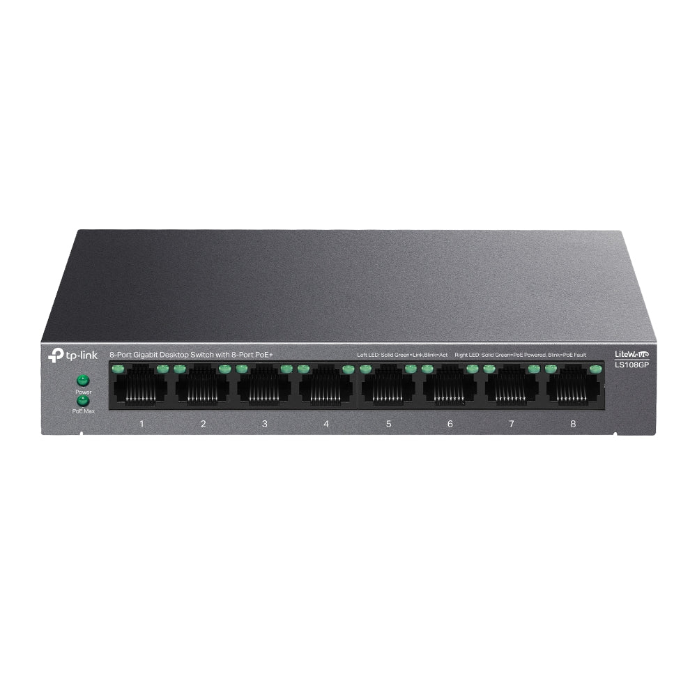 TP-LINK 8-Port Gigabit Dsktp Switch PoE+