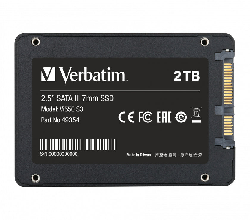 Verbatim Vi550 S3 SSD 2.5 SATA III 2TB